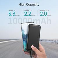 Gambar CHOETECH B627 10,000 mAh Power Bank – Dual Fast Charging PD + QC 18 W USB‑C/USB‑A, Smart LED Display, Compact Portable Battery Pack dari Choetech Indonesia Store Kota Tangerang 3 Tokopedia
