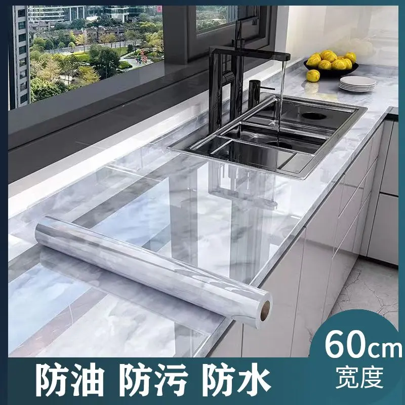 Miếng Dán Chống Dầu Chống Thấm Nước, Nhà Bếp, Giấy Dán Tường Tự Dính, Chống Cháy, Chống Ẩm, Thích Hợp Cho Mặt Bàn Bếp Và Tủ, Miếng Dán Gạch Ốp Lại 7