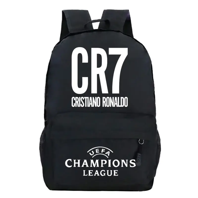 Ba lô in hình Nhập Khẩu Ronaldo, Bán Chạy xuyên biên giới, Thích hợp cho học sinh tiểu và trung học, Đơn giản và Dễ Phối Đồ Túi đi học trẻ em