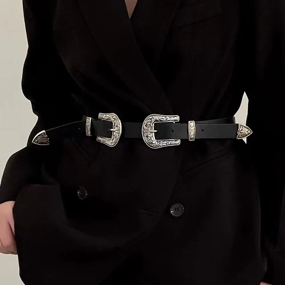stylish Women's Belt,Vintage Western Design Belt for Pants/Jeans/Dresses (105CM)