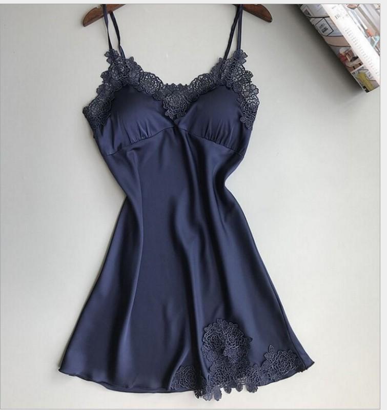 Product Introduction of 2024 Women's new feminine lace camisole pajamas loungewear dress Nightwear Womenswear 6