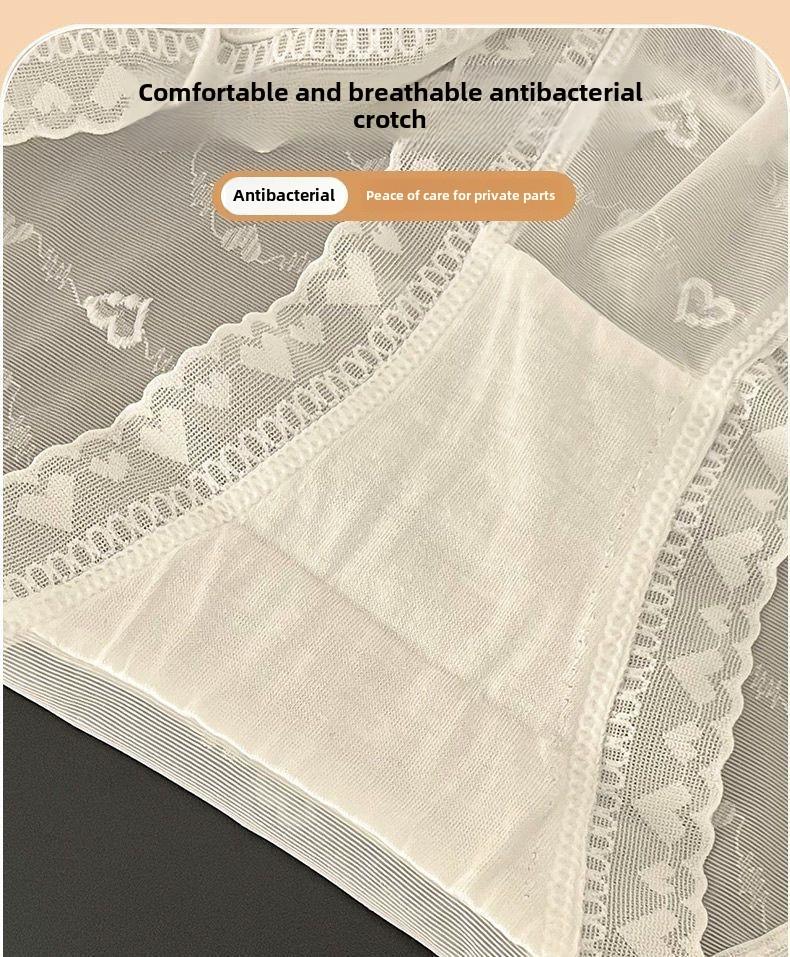 Product Introduction of Low Waist 7A Antibacterial Breathable Soft-lace underwear 4