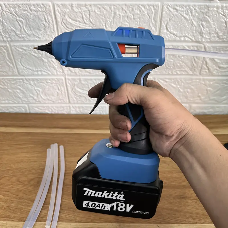 Máy Bắn Keo Nến Dùng Pin Makita 18V 21V 40W Tặng 5 Keo Nến 7mm 0