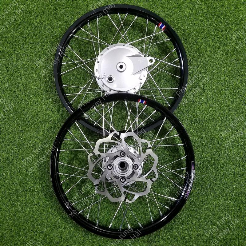 Bánh Căm SIRIUS JUPITER EXCITER 135 Nhỏ Đùm YA Bạc Căm YAGUSO Niềng Nhôm SHARK Lắp Như ZIN HTH50A MSP 0138