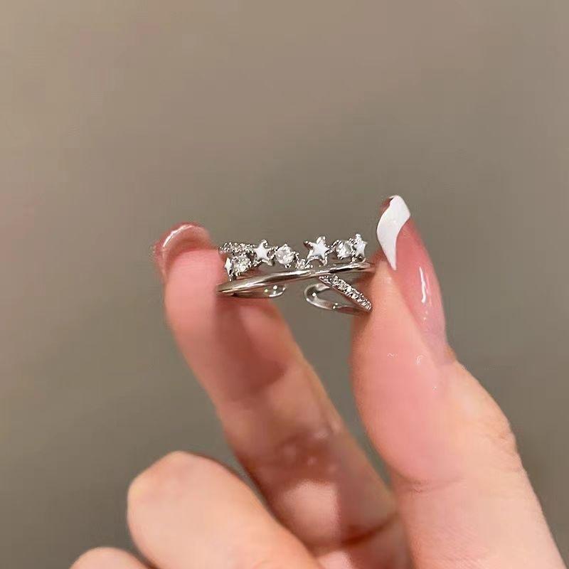 Product Introduction of Nhẫn Hở Zircon, Thiết Kế Ngôi Sao, Dành Cho Nữ, Phong Cách Sang Trọng, Trang Trí Cao Cấp, Giá Cả Phải Chăng, Thích Hợp Cho Bữa Tiệc Sinh Viên, Nhẫn Ngón Trỏ, Xu Hướng Mới 2025 4