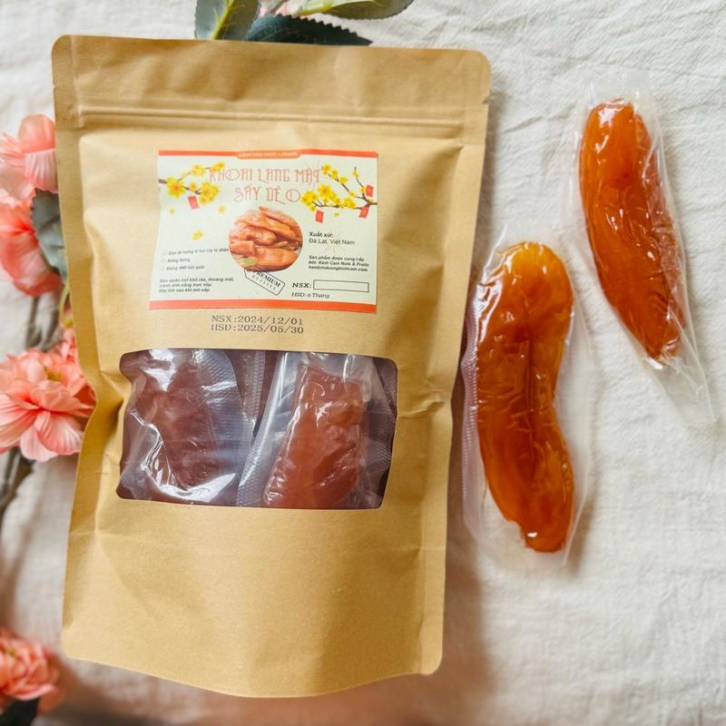 500g Khoai Lang Mật Sấy Dẻo - Đặc Sản Đà Lạt Không đường khoai mật  sấy dẻo Snack Food