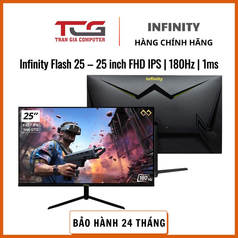 MÀN HÌNH INFINITY FLASH 25 (25 INCH/ FHD IPS/ 180HZ/ 1MS/ AMD FREESYNC/ G-SYNC)