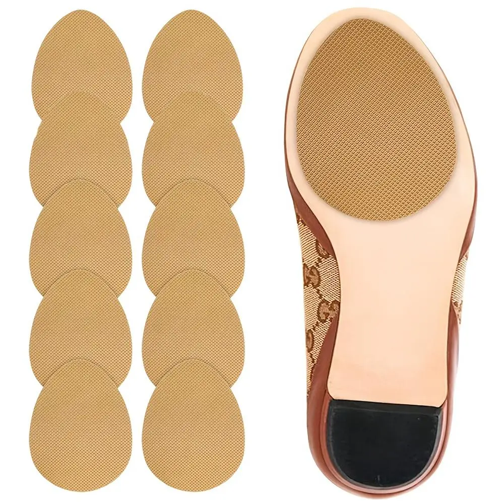Non-slip Shoe Pads, 5 Pairs Adhesive Shoe Sole Protectors, High Heels Anti-slip Shoe Grips, Sports Accessories for Women & Men