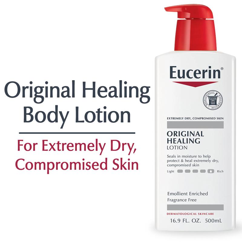 Product Introduction of Dưỡng thể dưỡng ẩm cho da khô, nứt, vẩy nến Eucerin Original Healing Lotion 500ml (USA) 1