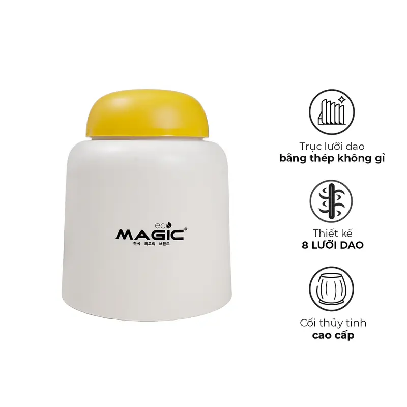 Máy Xay Thực Phẩm Đa Năng Magic Eco AC-13, Giúp Xay Nhuyễn Và Mịn Các Loại Thực Phẩm Với Công Suất 200W 1