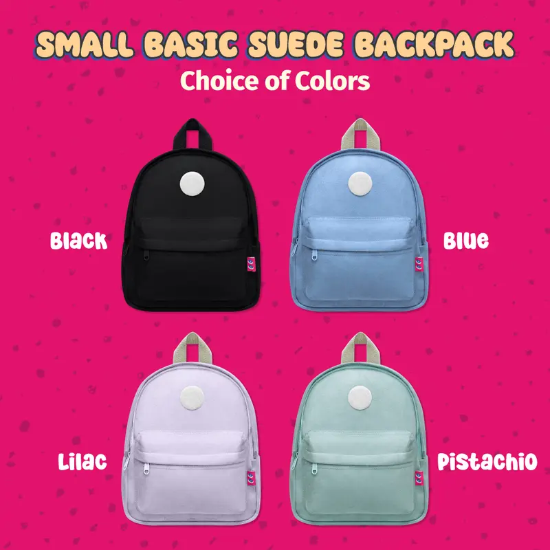 Paddy Small Basic Suede Backpack - Paddybag Tas Ransel Small Mini Sekolah Serbaguna 2