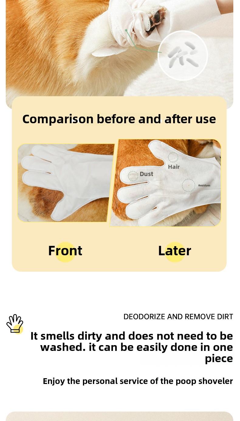 Product Introduction of NEW Pet Cleaning Gloves for Cats and Dogs 3