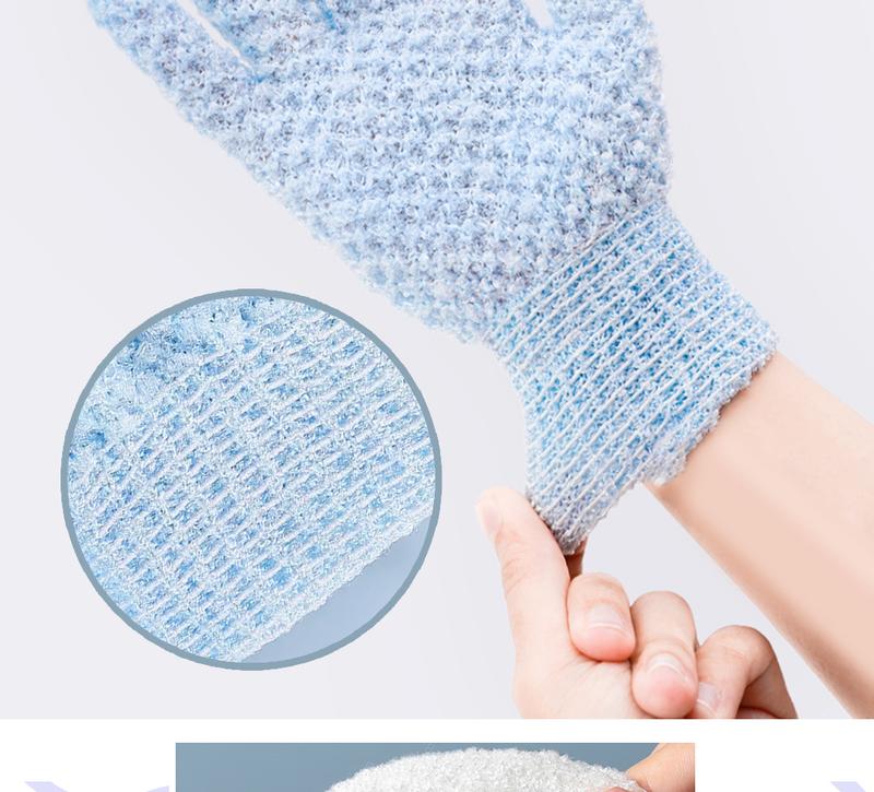 Product Introduction of Goto [COD] Truvic Bath Glove Sarung Tangan Mandi Penggosok Badan Penghilang Daki 17