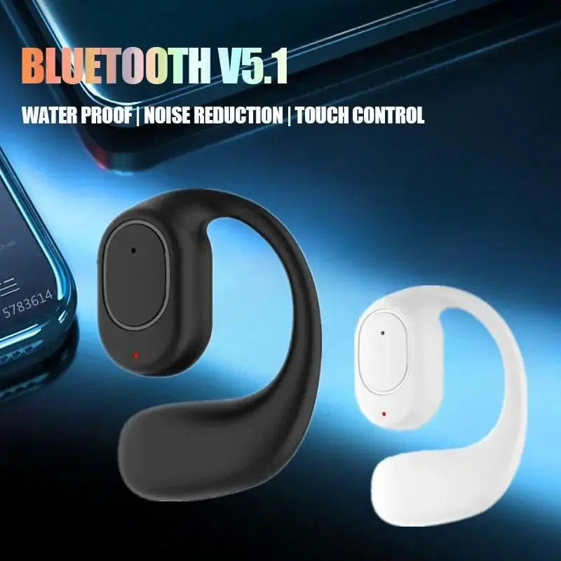 Tai nghe kinh doanh không dây, KY2, tai nghe đơn, với Micro kép, Bluetooth V5.1, Tai nghe, Tai nghe khử tiếng ồn, Thích hợp cho người lái xe, Hàng mới về Earphone