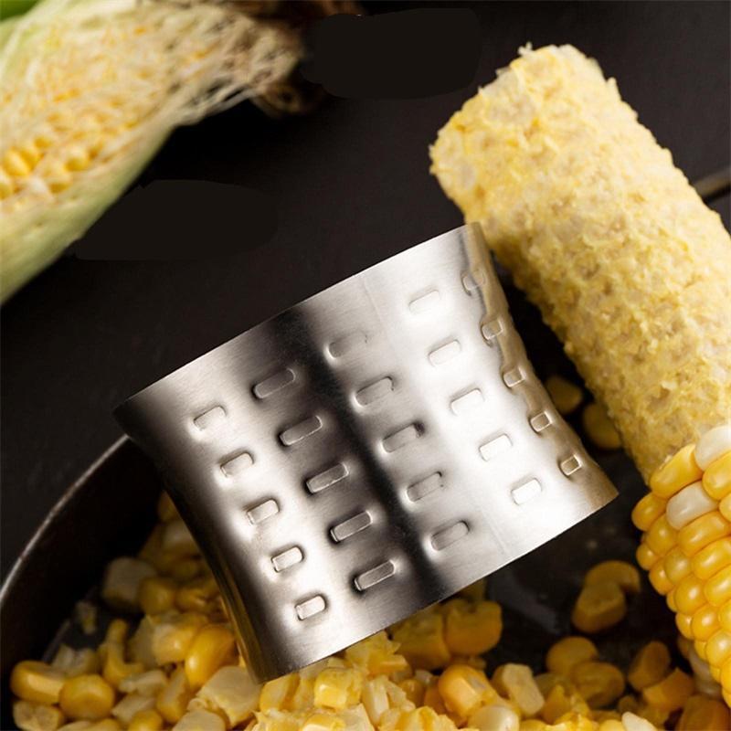 Corn Kernel Extractor Corn Peeler Corn Shovel Threshing Machine Stainless Steel Kitchen Supplies Cooking Tools Peeling Household Corn Tools Household 3