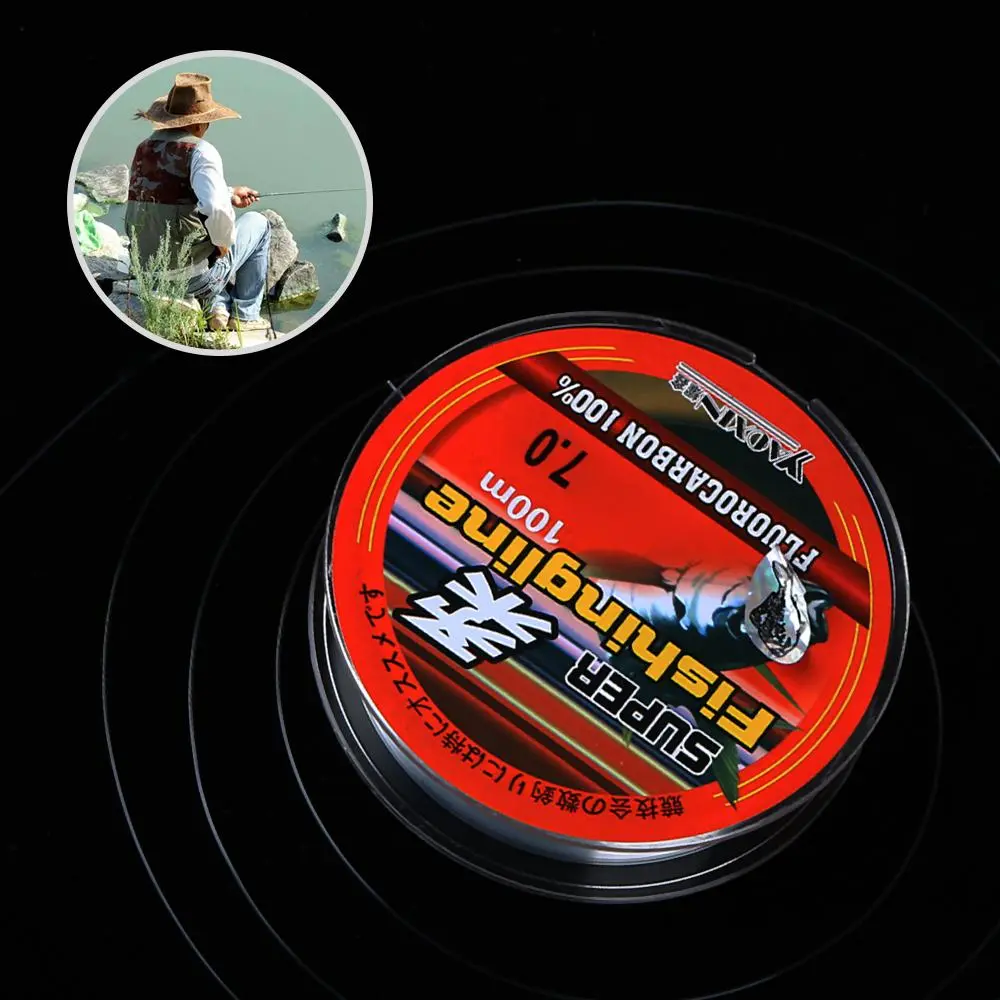 Dây Fluorocarbon 100M 100%, Dây Chắc Chắn 0.8-6LB, Dây Câu Nylon PA, Dây Câu Đơn