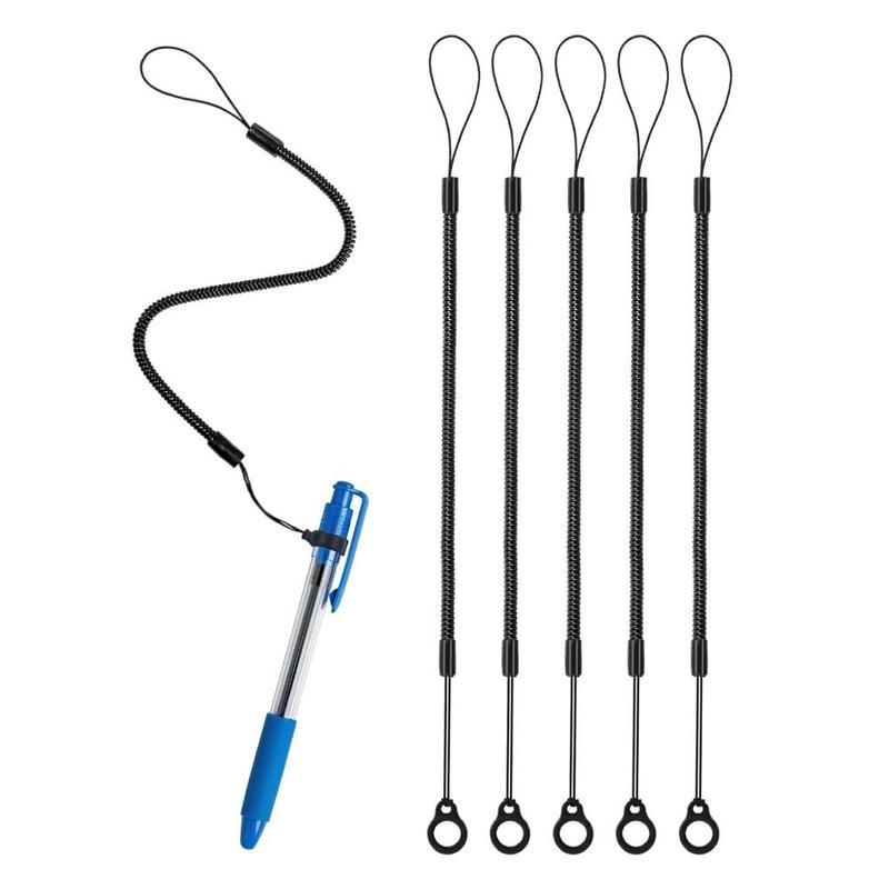 WINNER 5 cái Chuyên nghiệp Có thể thu gọn Dây đeo bút Chiều dài 40cm Chống thất lạc Dây buộc bút Đàn hồi Dây buộc bút cảm ứng Văn phòng
