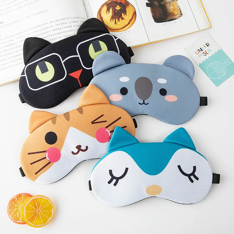 Mặt Nạ Mắt Ngủ, Thiết Kế Anime, Mắt Mù Dễ Thương, Mặt Nạ Che Mắt, Miếng Che Mắt, Thích Hợp Đi Du Lịch Và Sử Dụng Tại Nhà, Thư Giãn Mắt, Mặt Nạ Che Mắt 3