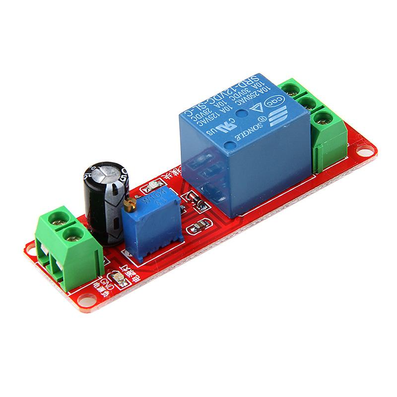 Product Introduction of 12V NE555 Oscillator Delay Adjustable Timer Relay Switch Module 0-10 Second 10