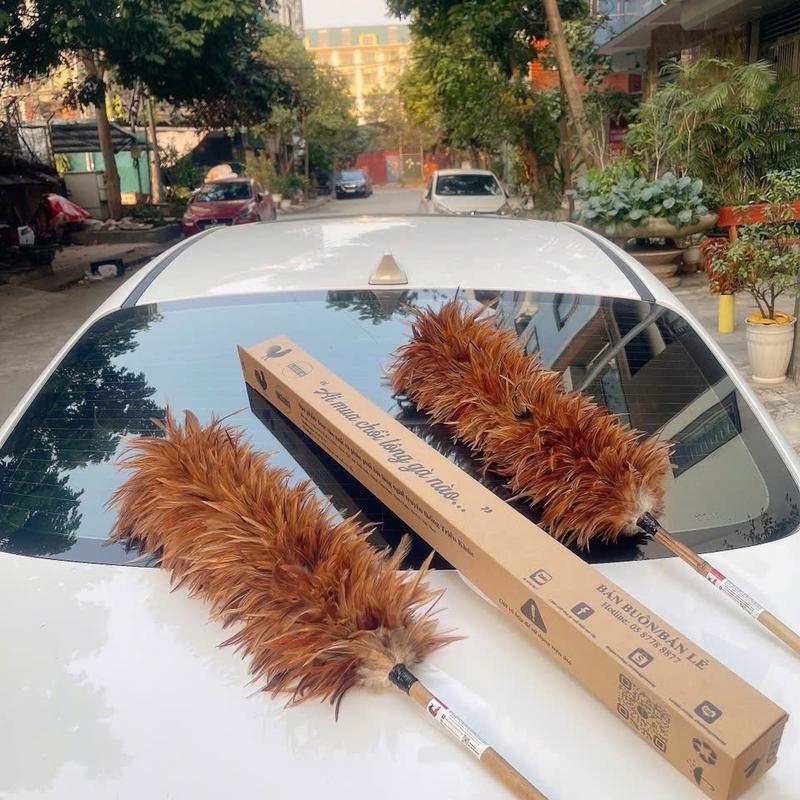 Chổi LOGA LGXK05R xuất khẩu chuyên phủi bụi ô tô, phòng khách, đồ phong thuỷ “Best Saler ô tô” 2