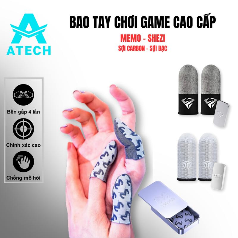 Bao tay chơi game Shezi Memo sợi bạc thuỷ tinh PUBG Mobile Liên Quân Free fire siêu thoáng khí Phụ Kiện Chơi Điện Tử bao  tay
