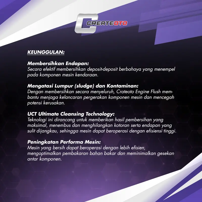 CREATEOTO ENGINE FLUSH dengan UCT Car Kendaraan 3