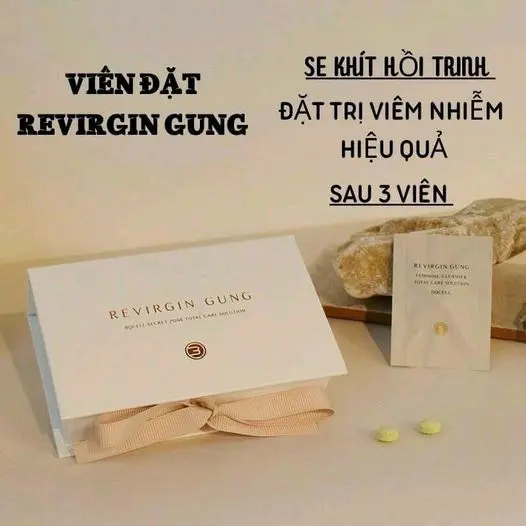 (Lẻ) Viên đặt phukhoa sekhit revirgin gung 14v hàn quốc cho phụ nữ gel bôi