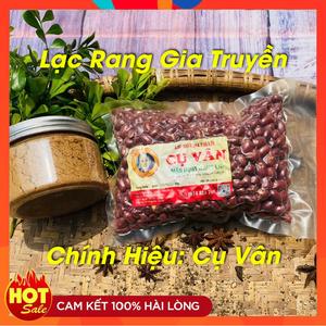 Lạc Rang Húng Lìu Cụ Vân 500g - Đặc Sản Hà Nội - Lạc Đỏ, To, Đều, Chắc - Món Ăn Vặt Tốt Cho Sức Khỏe Snack Food Nuts Thức Ăn