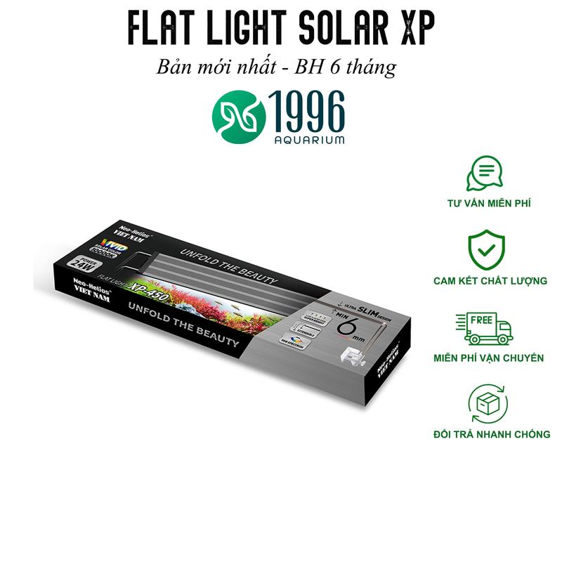 CHÍNH HÃNG BH 6 THÁNG - Đèn bể cá thủy sinh Neo Helios Flat Solar XP-Series led RGB 3 in 1, đỏ cá, đỏ cây không đỏ nước