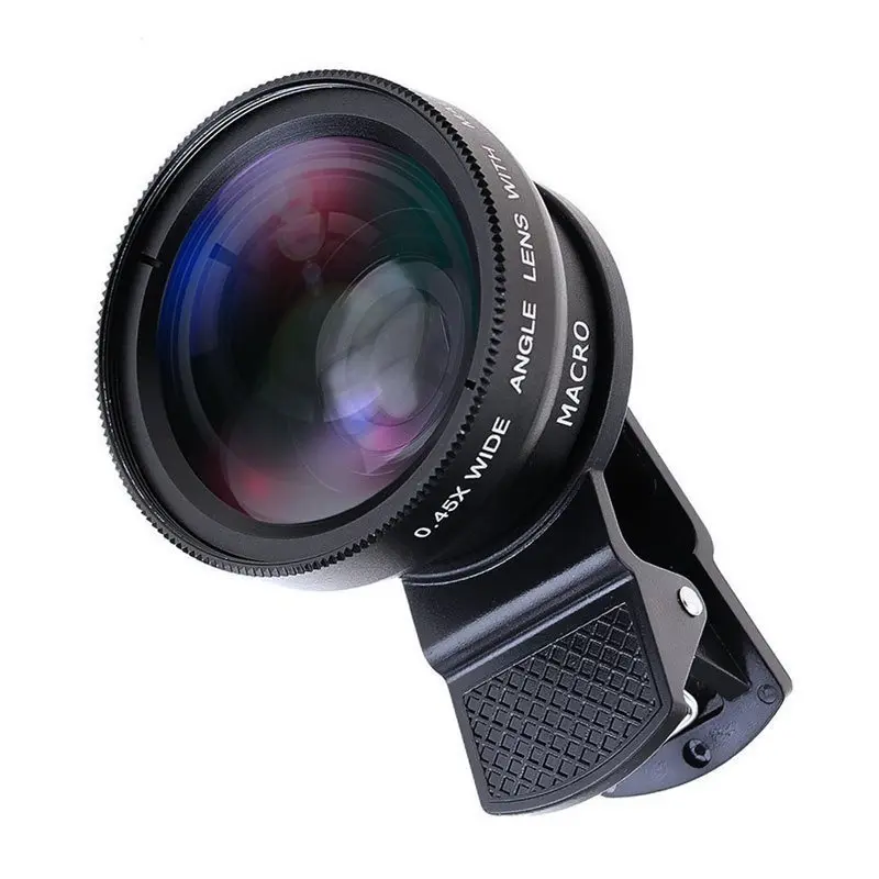 045X Wide Angle Macro Cell Phone External Lens Shooting Camera Clip Macro Camera God 4