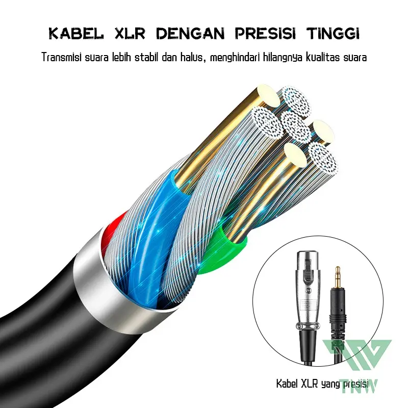 TNW Microphone Kabel K16 Condenser Microphone Dynamic Mic Kabel 6