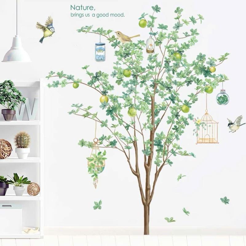  Decal Dán Tường Cây Xanh Trang Trí Phòng Decord Phòng Hình Dán Trang Trí 
