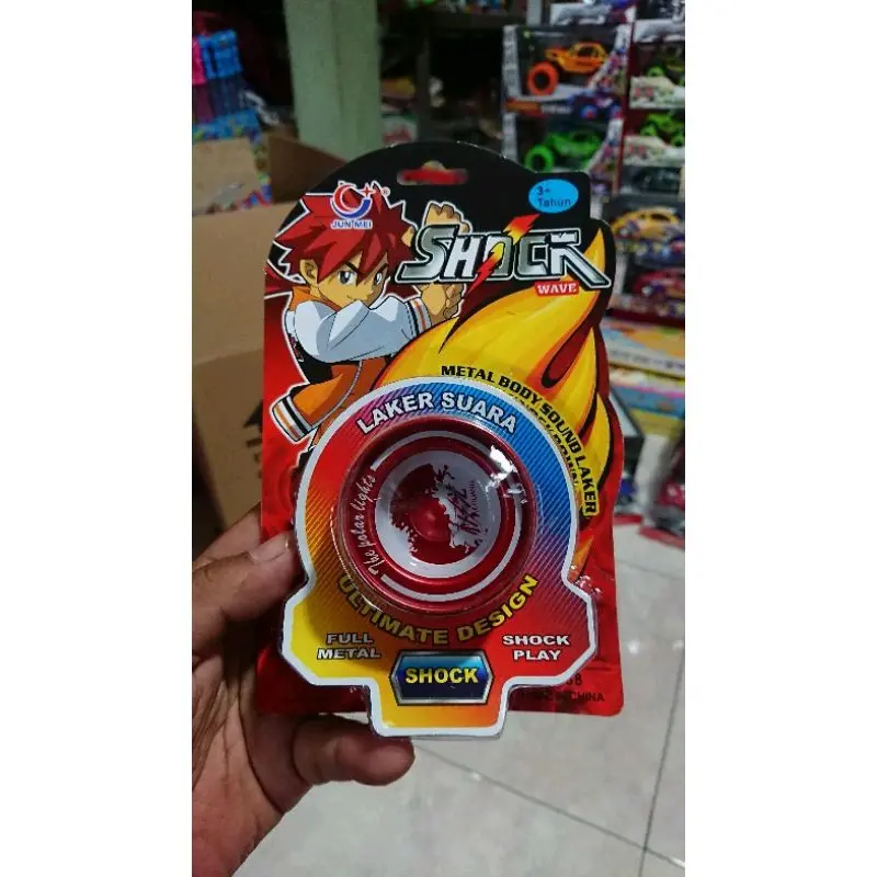 YOYO GASING MAINAN YOYO BAGUS MURAH DENGAN LAKER SUARA MOTIF RANDOM