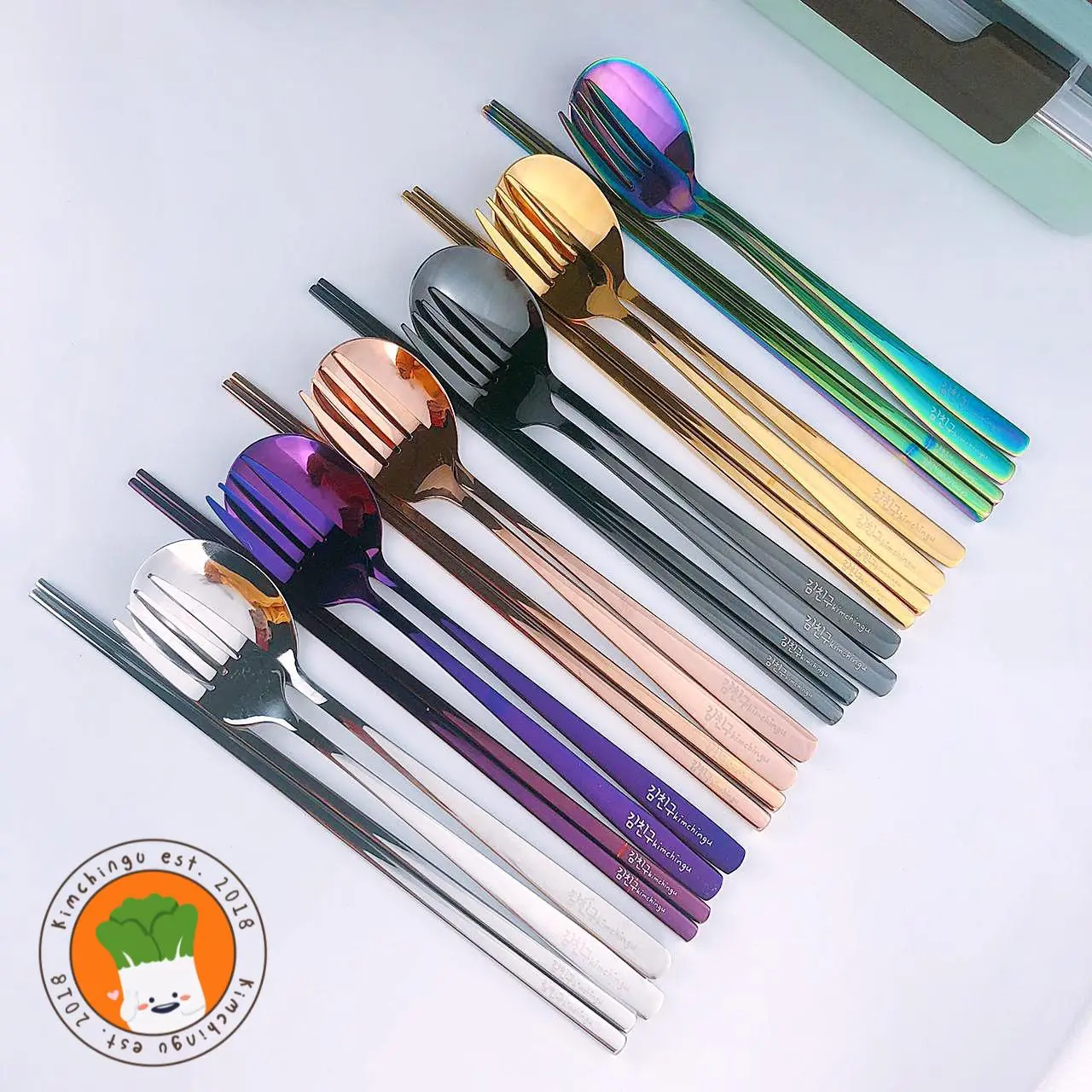 (ECER) SUJEO ALAT MAKAN KOREA STAINLESS STEEL