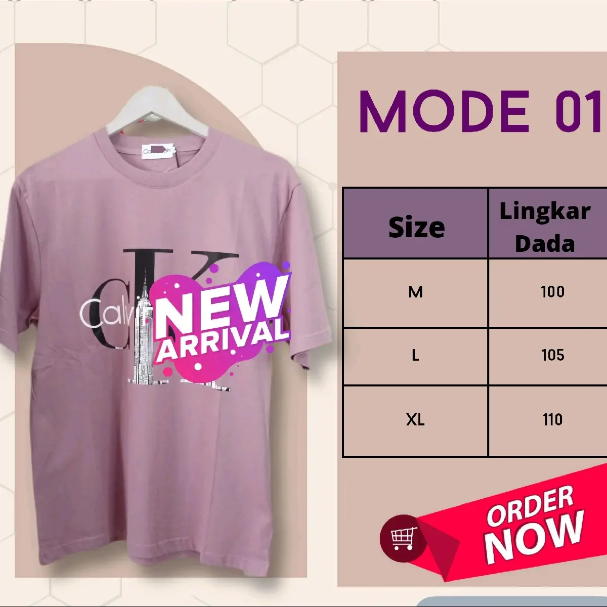 Kaos Pria Simple Kaos Oblong