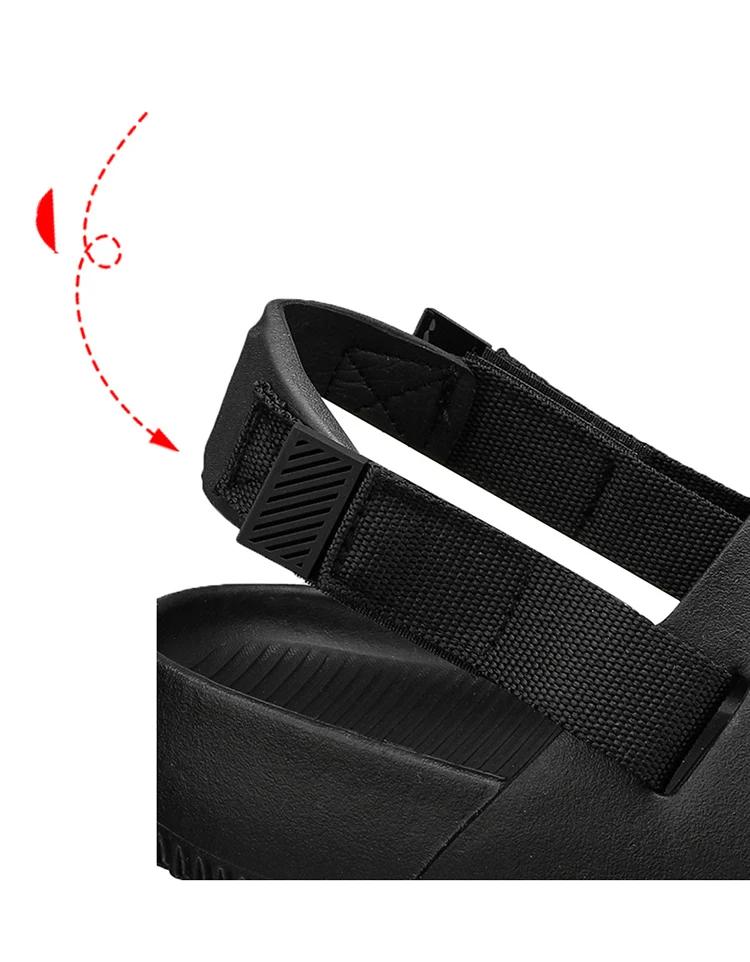 Product Introduction of Summer Men Platform Slippers Casual Outdoor Sandals EVA Slides Flip-Flops Beach Sandals Garden Shoes Comfortable Slippers Male 21