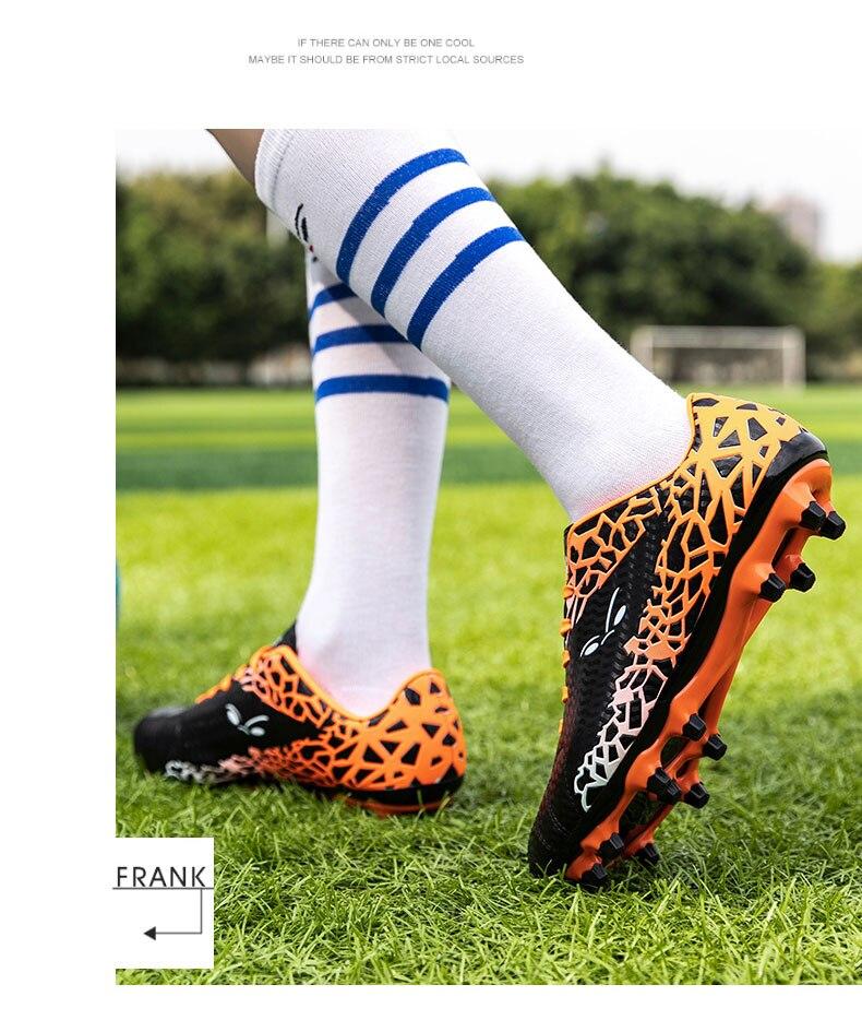Product Introduction of Professional soccer shoes kids football sneakers men women adult cleats grass training Sports futsal shoes 33