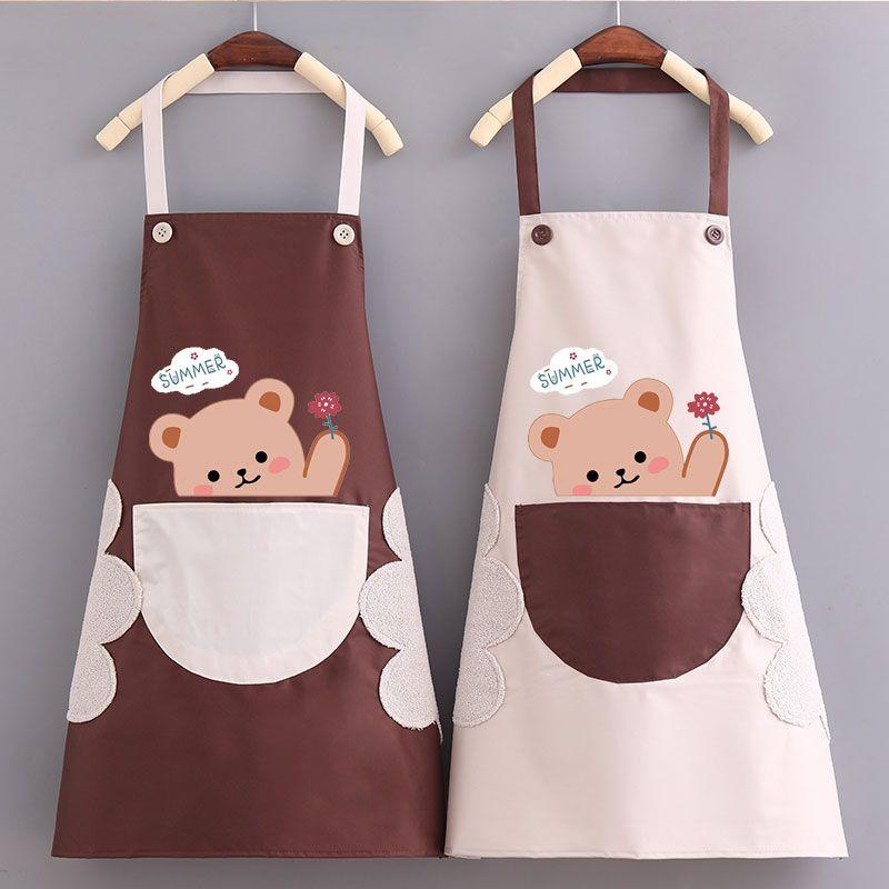 Tạp Dề Nhà Bếp, Gia Dụng, Thiết Kế Đơn Giản, Dành Cho Nam Và Nữ, Phong Cách Nhật Bản Và Hàn Quốc, Chống Thấm Nước Và Chống Dầu, Dễ Thương, Thích Hợp Cho Người Lớn, Hàng Mới Về 2