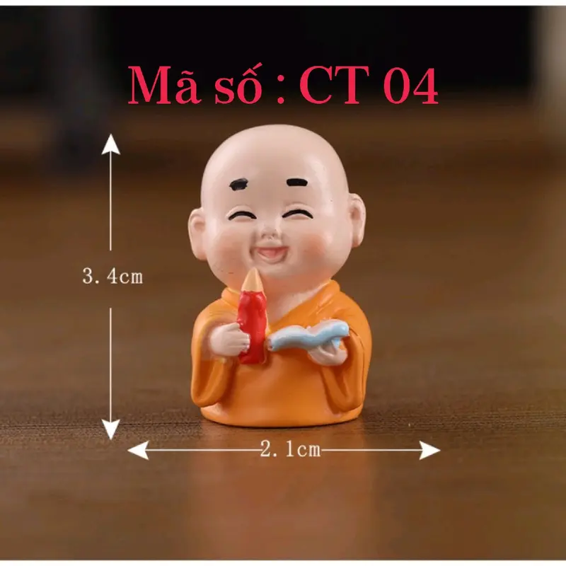 tượng chú tiễu mini trang trí tiểu cảnh Decor Decor Phòng Trang Trí Nhà 3