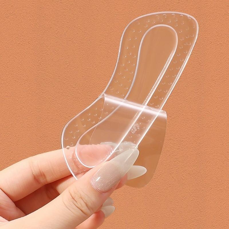Silicone Forefoot Pads Adjustable Anti-wear Invisible Breathable Half Size Shoe Insoles Self-adhesive Heel Stickers for Sports Shoes High Heels 8