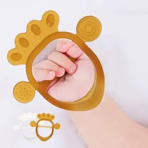 Mainan Gigitan Teether Bayi Bahan Silikon gigitan Gelang Bayi