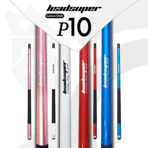 LEADSUPER P10 Play Cue Stick Carbon Low Deflection Stik Billiard - Paket Lengkap Billiard Aksesoris