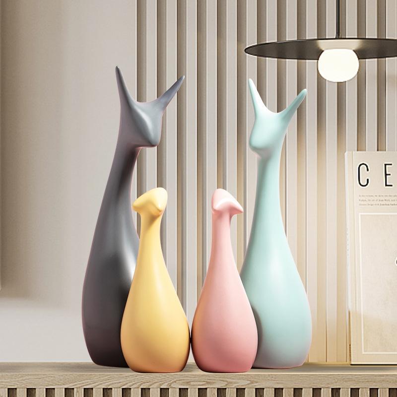  Decor Bộ Sản Phẩm Gia Đình Hươu Nai Nhiều Màu Sắc Trang Trí Decor Phòng Không Gian Nội Thất Cửa Hàng Gia Đình Văn Phòng Trang Trí Nhà Siêu Đẹp K01 Tượng 