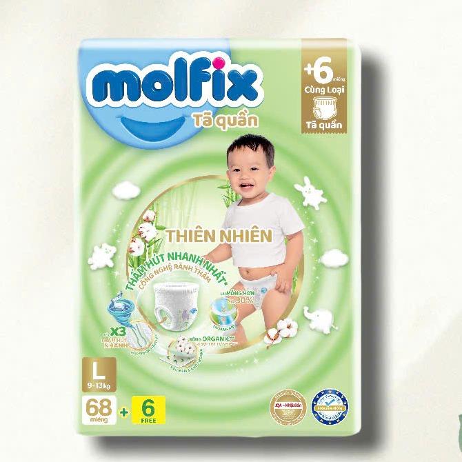 [SC- KHÔNG QUÀ] 1 BỊCH Tã bỉm quần Molfix Ultra { GÓI ĐẠI } Từ Size Quần M đến XXL em bé