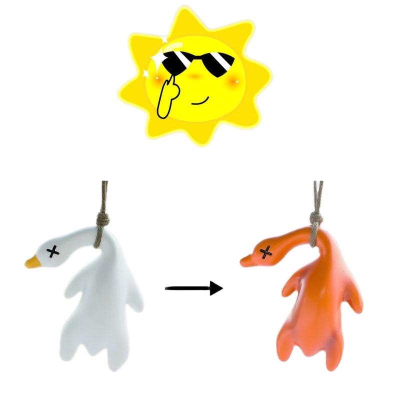 Đồ chơi vịt nướng đổi màu, Móc khoá con vịt đổi màu.[VGG]