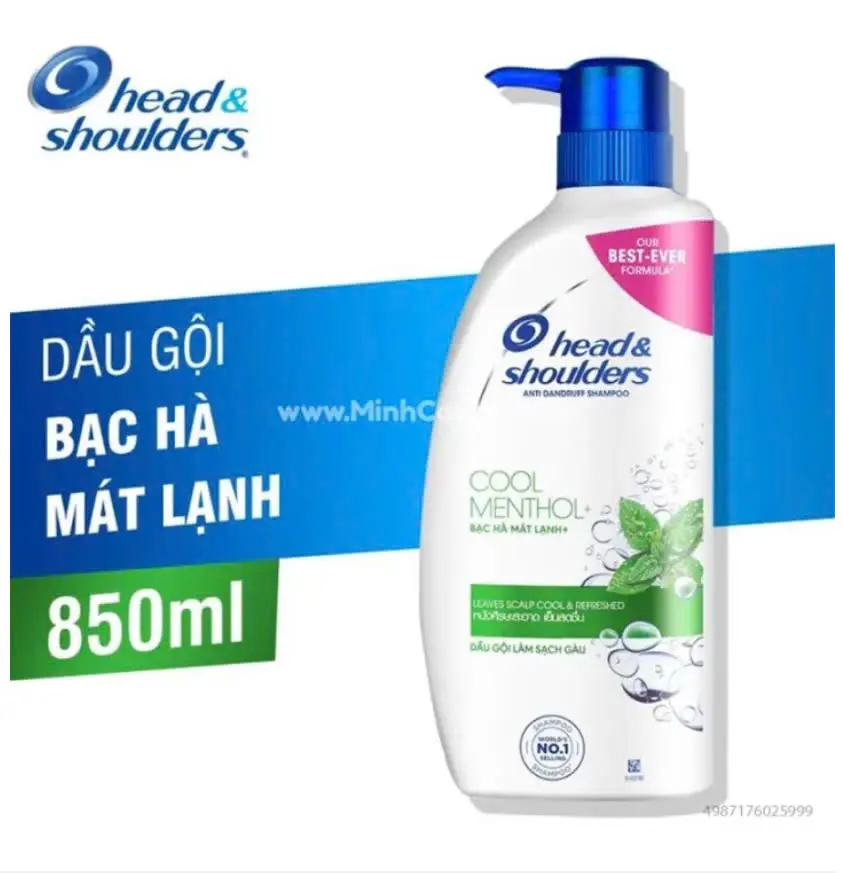 [FREE SHIP] Dầu Gội Head & Shoulders Thái Lan Chai 850ml Mát Lạnh Sảng Khoái