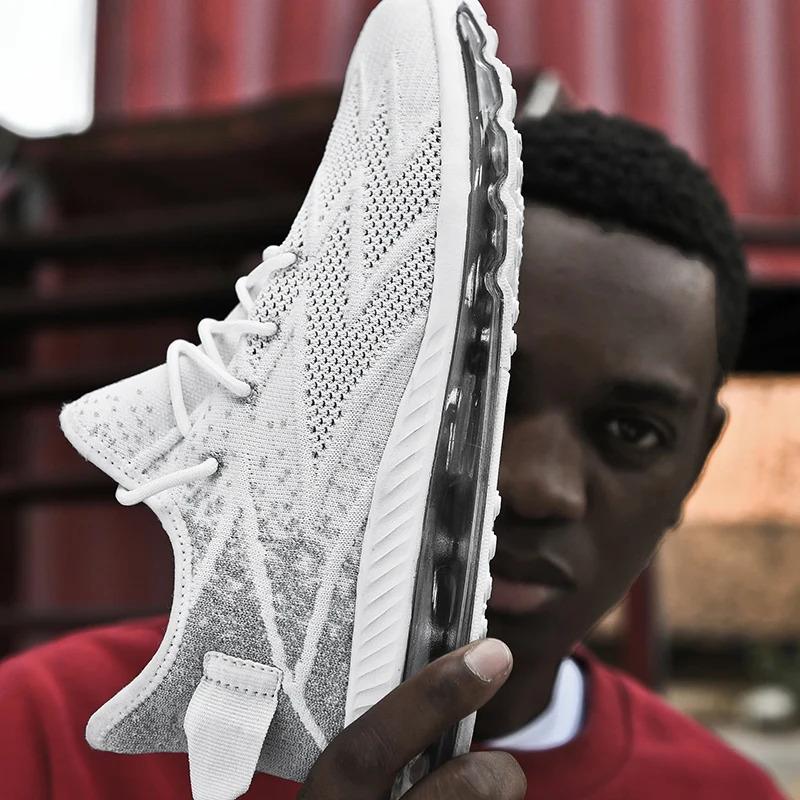 Customize Plus Size US 13 14 EU 47 48 Man Air Cushion Casual Sports Sneakers Blank Mesh Running Walking Shoes for Men Runner Trainers_voghion.com