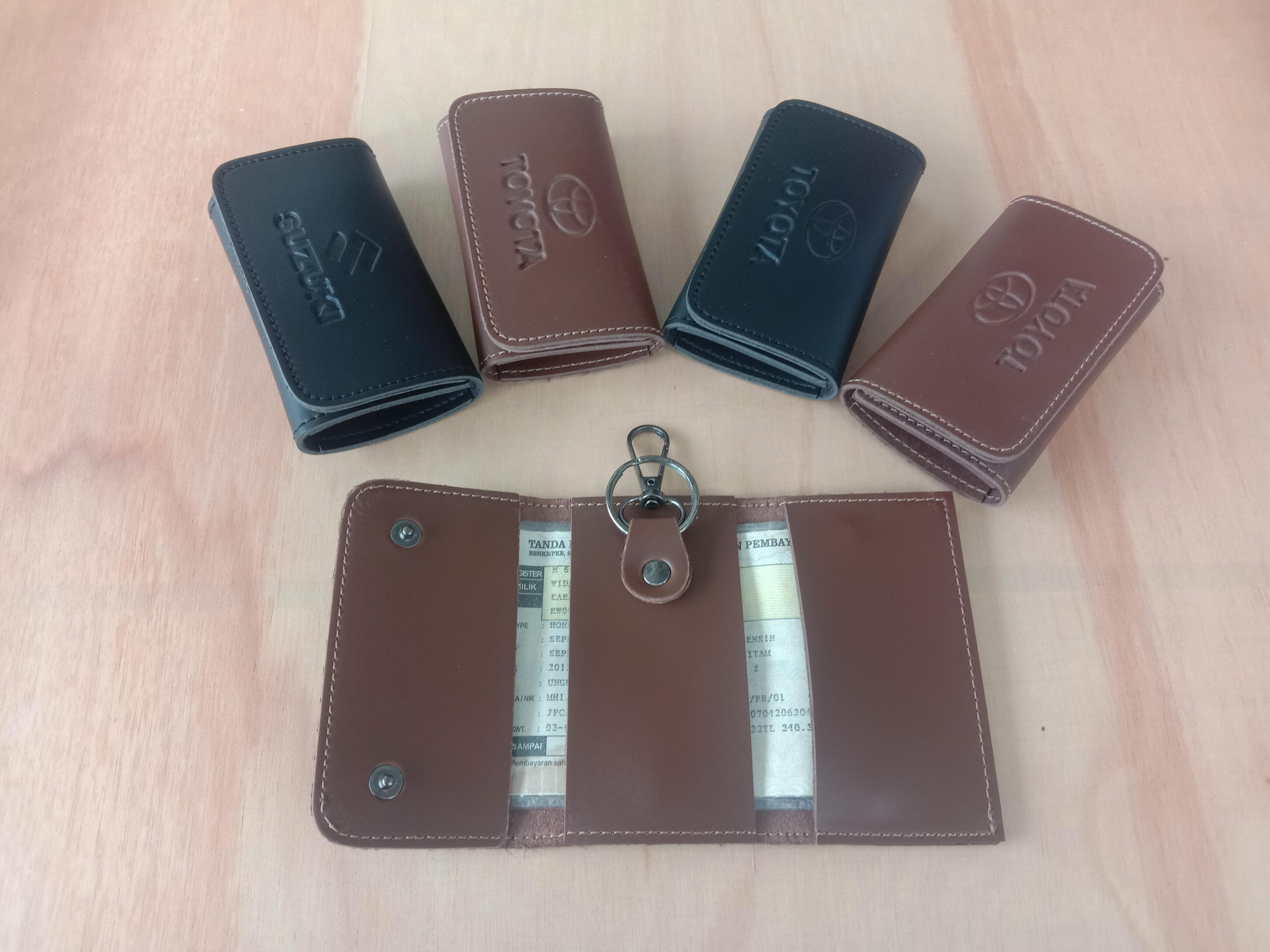 Dompet STNK Kulit Mobil/Motor Gantungan Kunci Motor/Mobil DSS-41 Car Simple