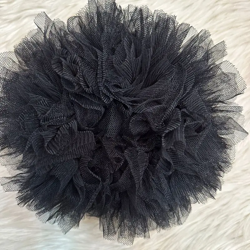 Size kecil 25mm Cepol Hijab Anti Pusing / Scrunchies / Kuncir Rambut / Karet Wanita Anti Pusing Scrunchie cepolan 8