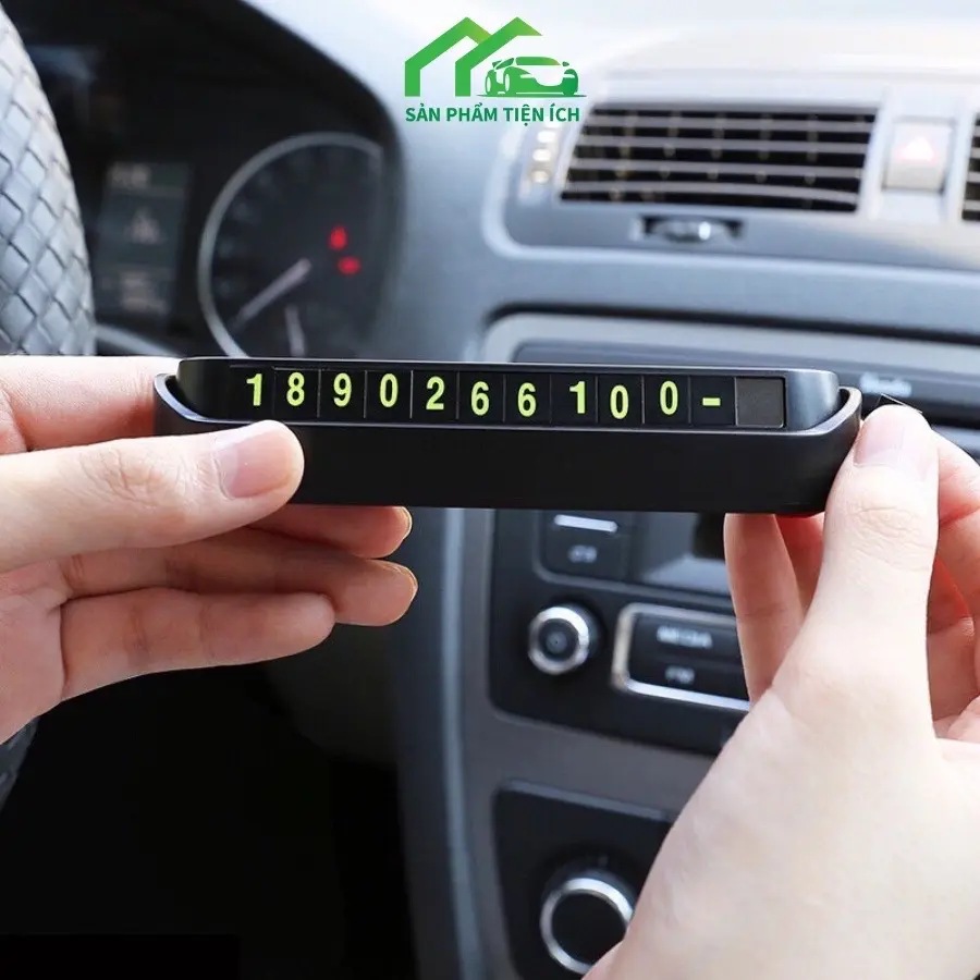 Bảng Ghi Số Điện Thoại Cho Xe Ô Tô Khi Dừng Đỗ THE2